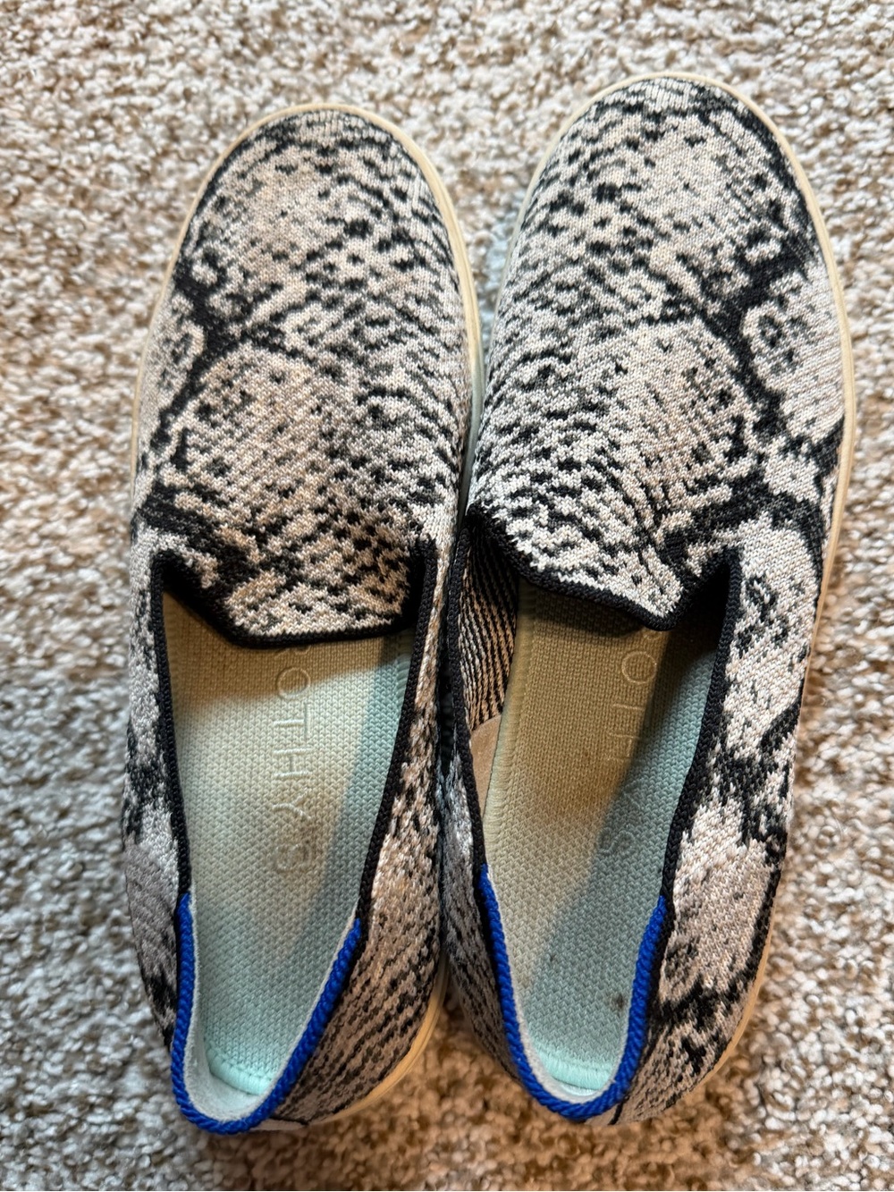Rothy's Python Sneakers / Slip On - Picture 2 of 3